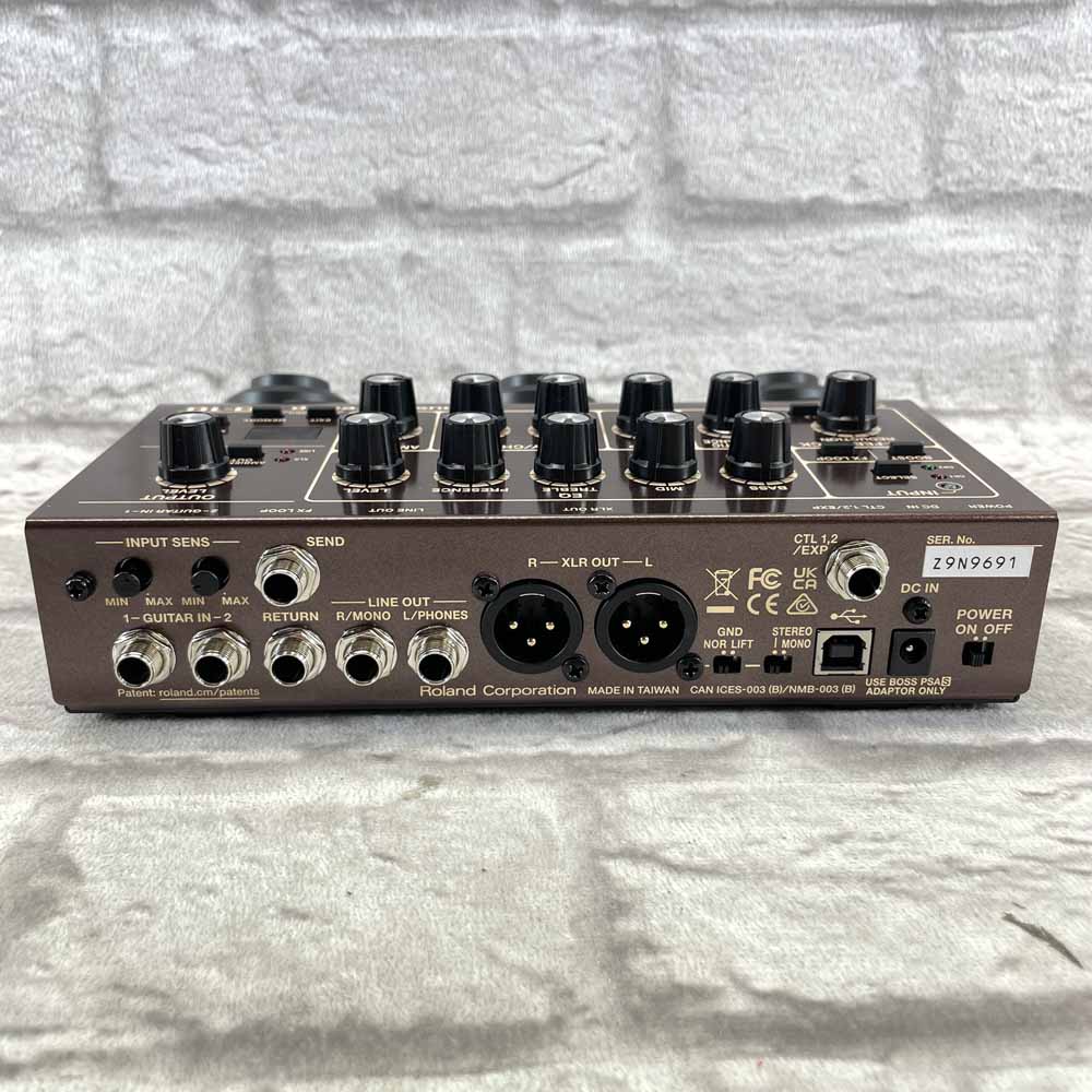 Used:  Boss AD-10 Acoustic Preamp