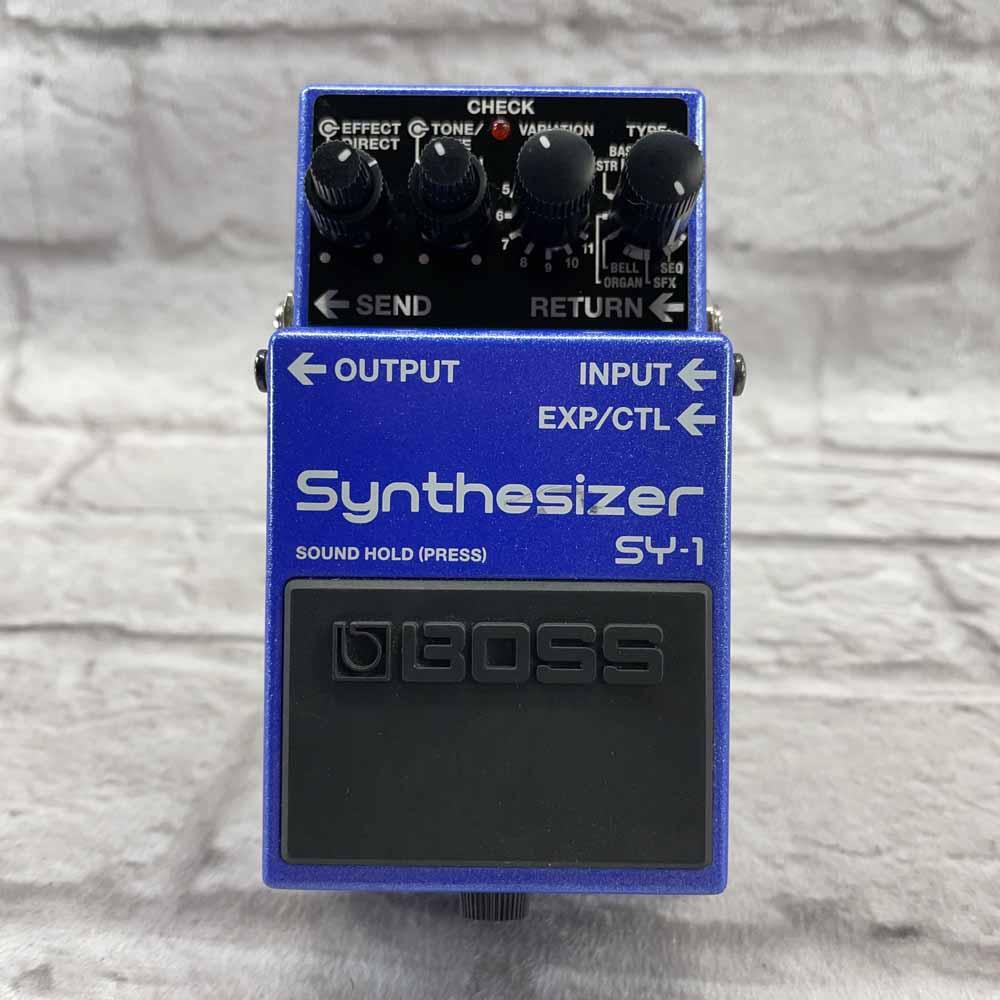 Used:  Boss SY-1 Guitar Synthesizer Pedal