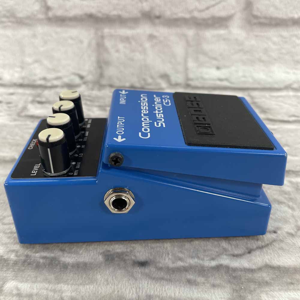 Used:  Boss CS-3 Compression Sustainer Pedal