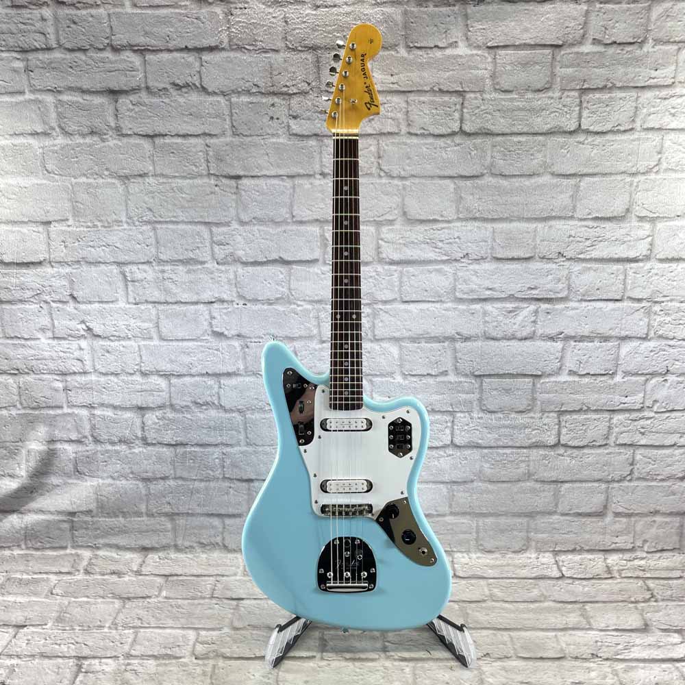 Used:  Fender Jaguar Electric Guitar - Powder Blue