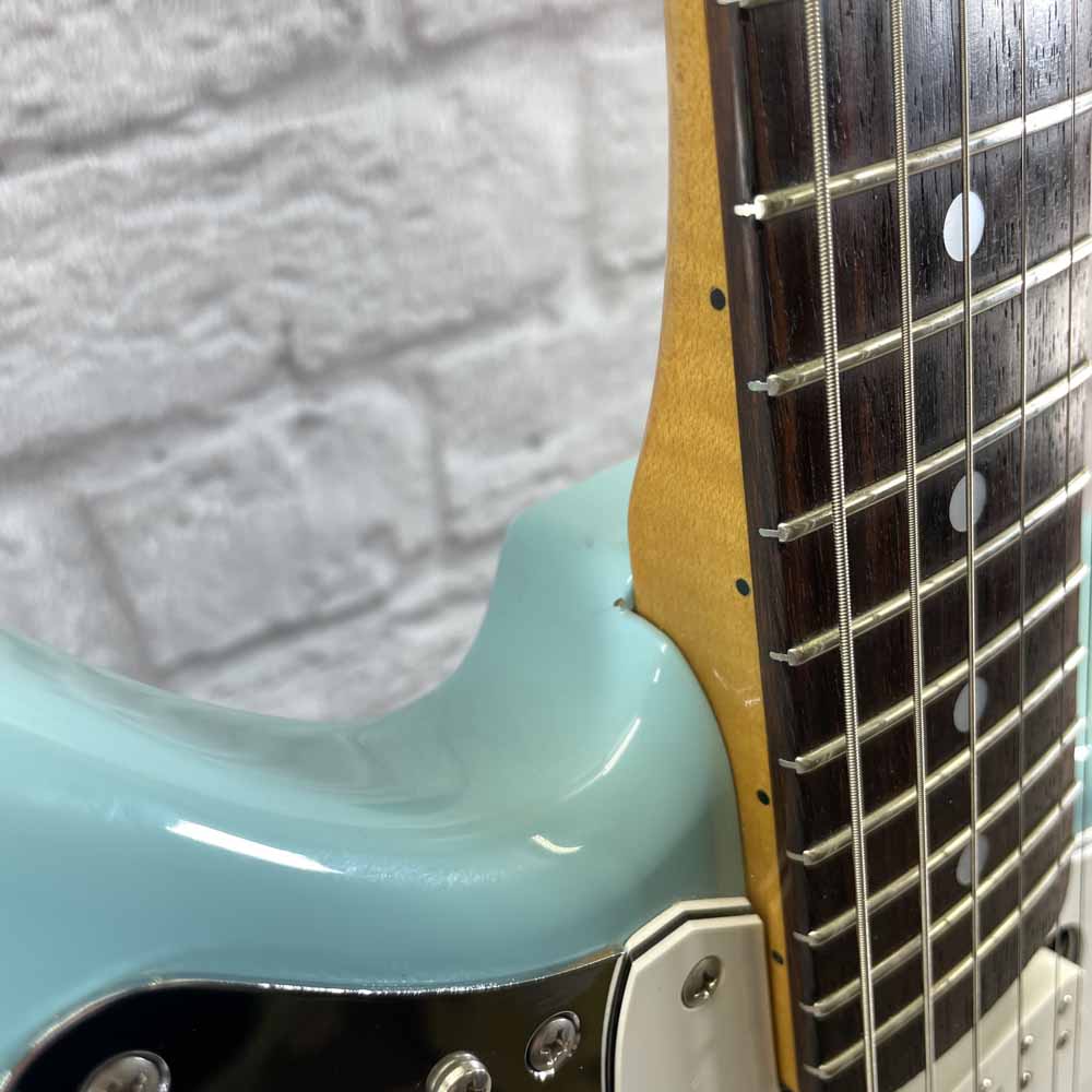 Used:  Fender Jaguar Electric Guitar - Powder Blue