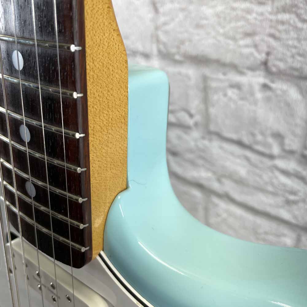 Used:  Fender Jaguar Electric Guitar - Powder Blue