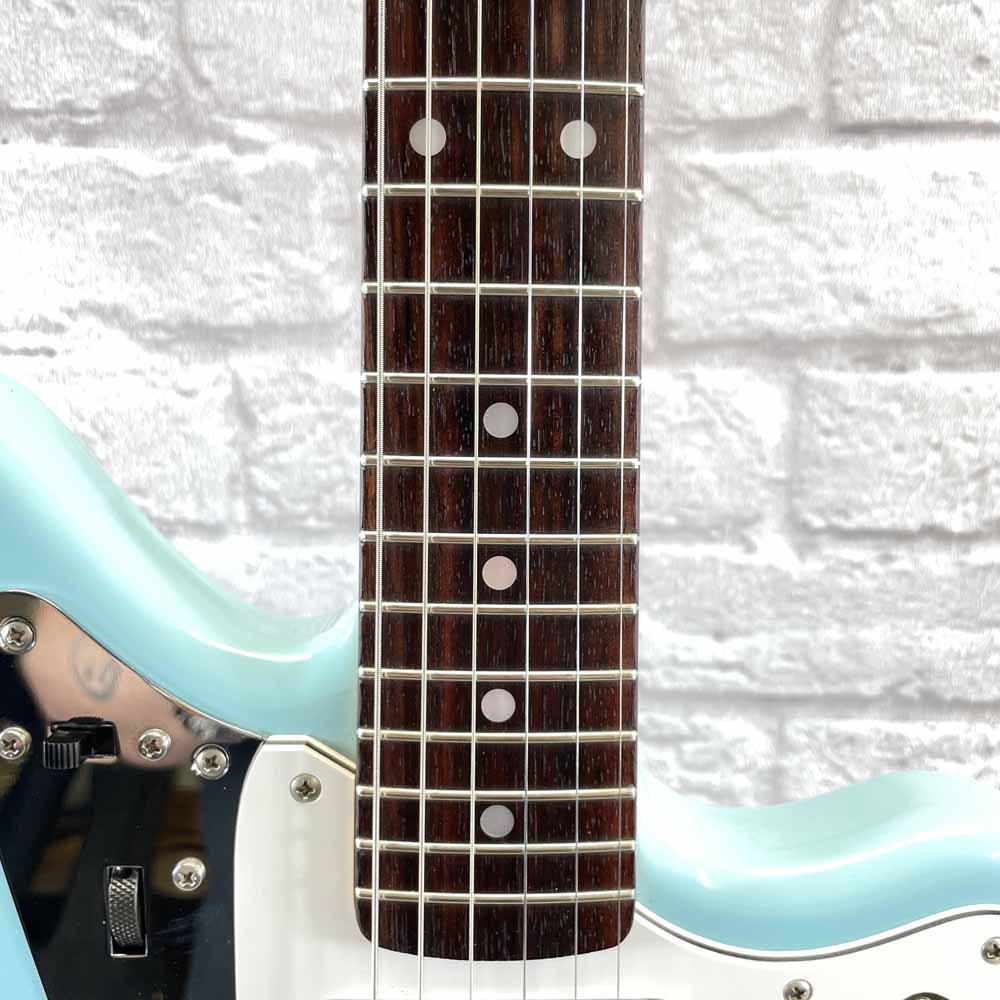 Used:  Fender Jaguar Electric Guitar - Powder Blue