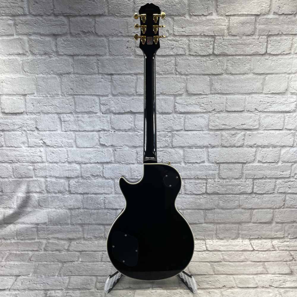 Used:  Epiphone Les Paul Custom Electric Guitar - Ebony