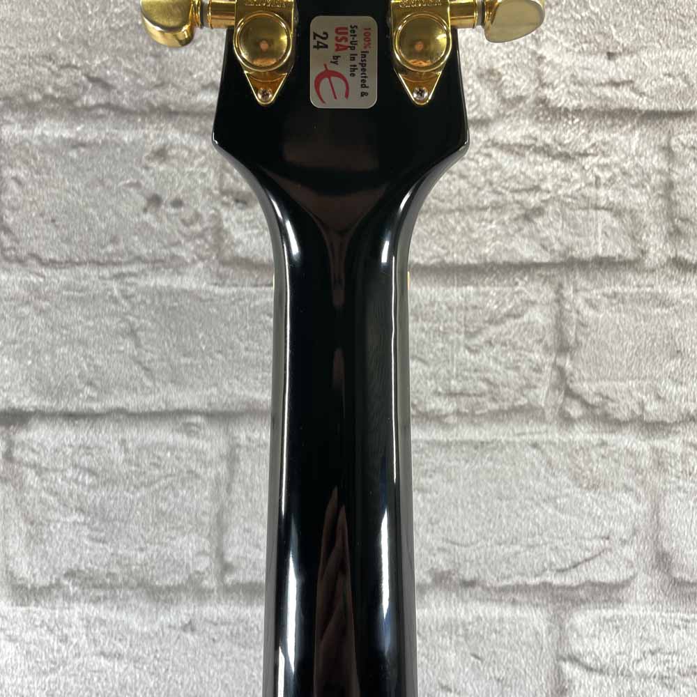 Used:  Epiphone Les Paul Custom Electric Guitar - Ebony