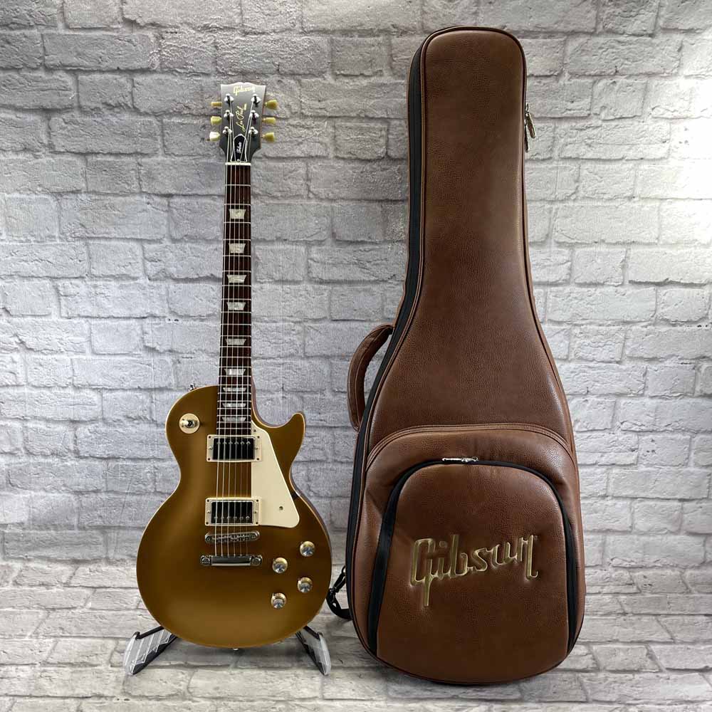 Used:  2018 Gibson Les Paul Tribute T - Gold Top Satin Finish