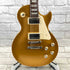 Used:  2018 Gibson Les Paul Tribute T - Gold Top Satin Finish