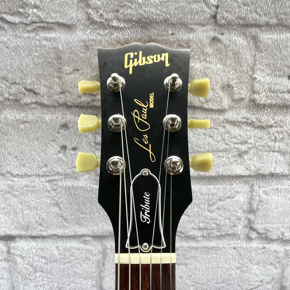 Used:  2018 Gibson Les Paul Tribute T - Gold Top Satin Finish