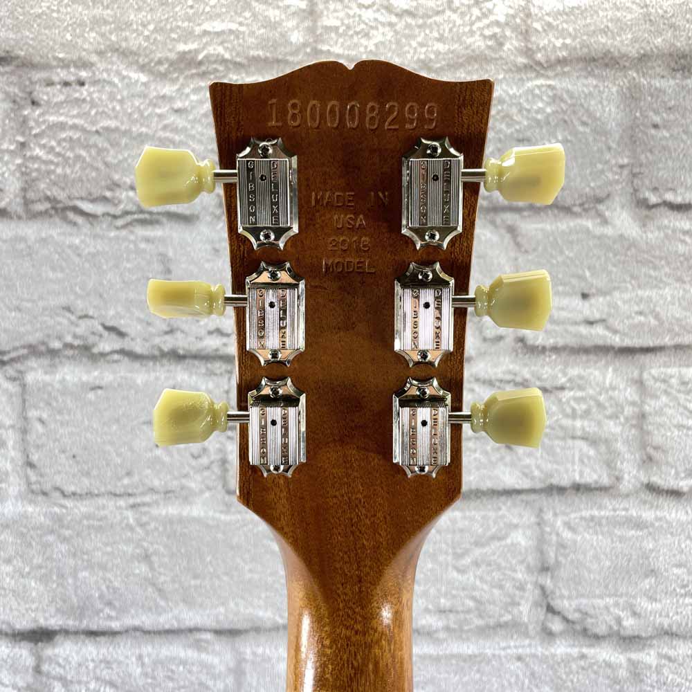 Used:  2018 Gibson Les Paul Tribute T - Gold Top Satin Finish