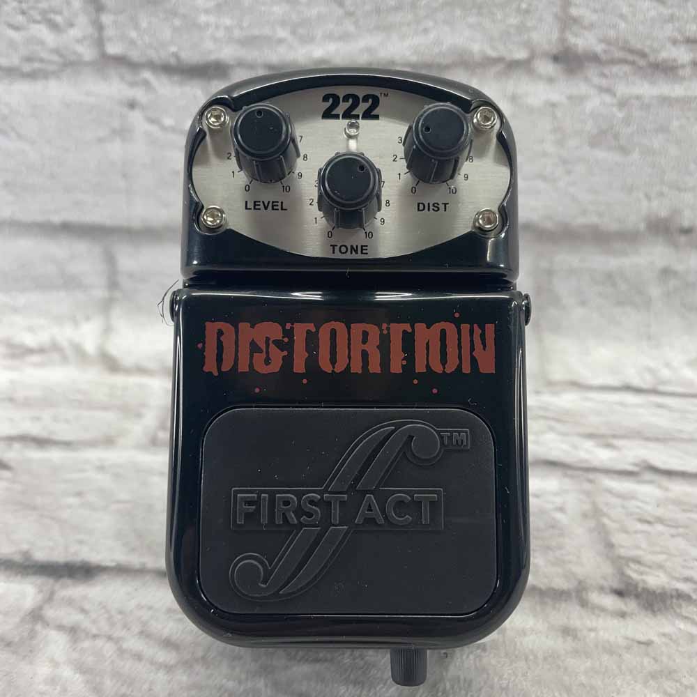 Used:  Firstact Distortion 222 Pedal