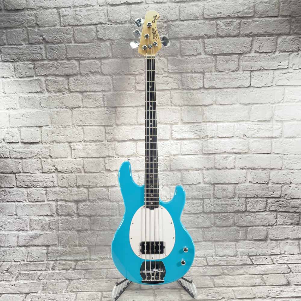 Sterling by Music Man Intro Series StingRay Ray2 Bass Guitar - Electric Blue  DEMO MODEL