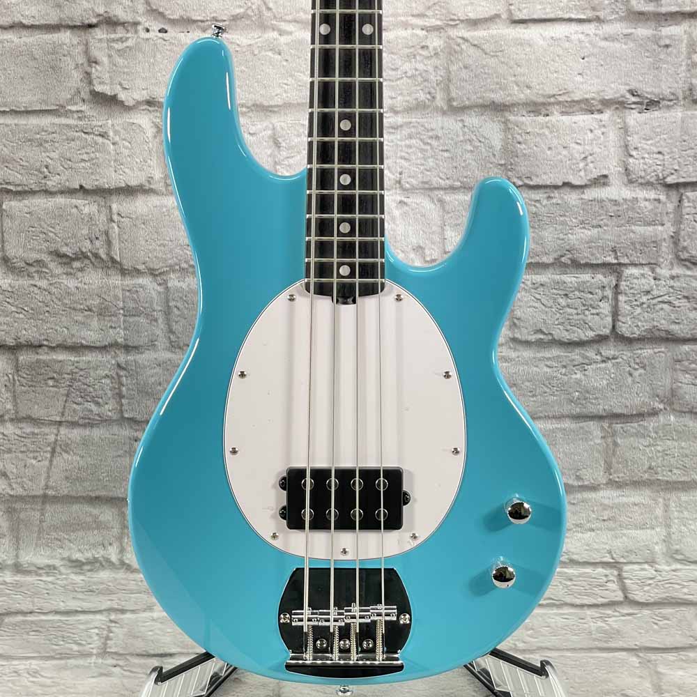 Sterling by Music Man Intro Series StingRay Ray2 Bass Guitar - Electric Blue  DEMO MODEL