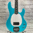 Sterling by Music Man Intro Series StingRay Ray2 Bass Guitar - Electric Blue  DEMO MODEL