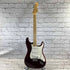 Used:  Fender Standard Stratocaster - Red Wine