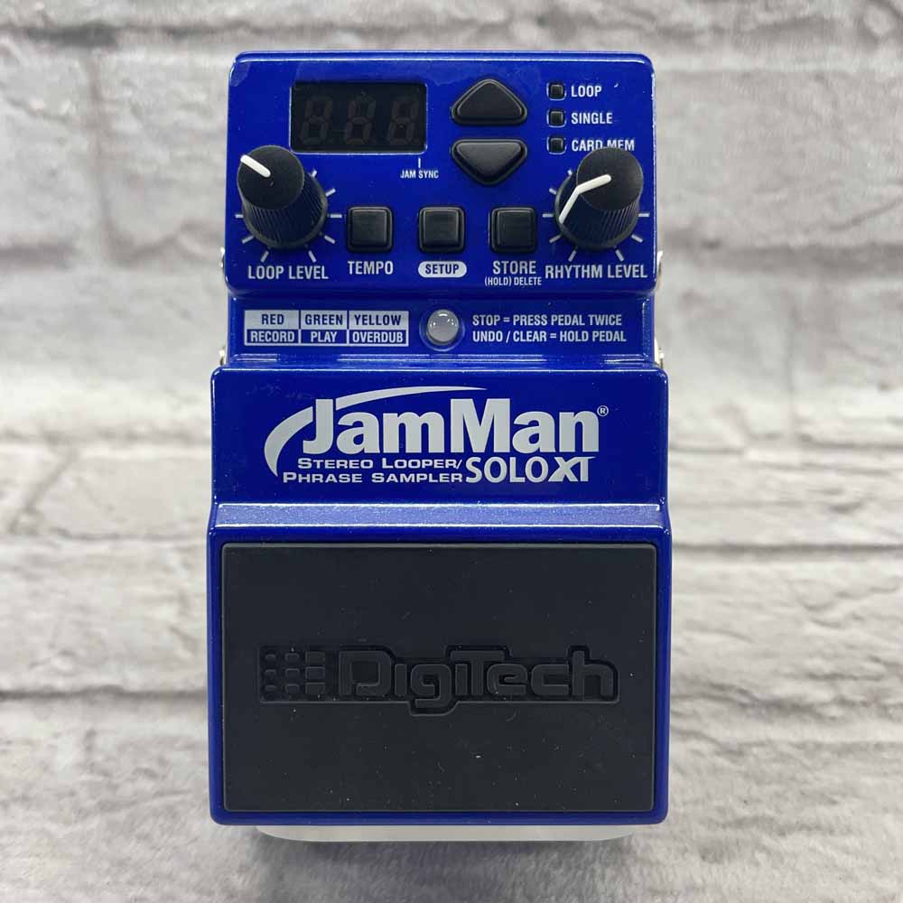 Used:  DigiTech JamMan Stereo Looper