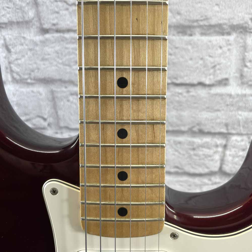 Used:  Fender Standard Stratocaster - Red Wine