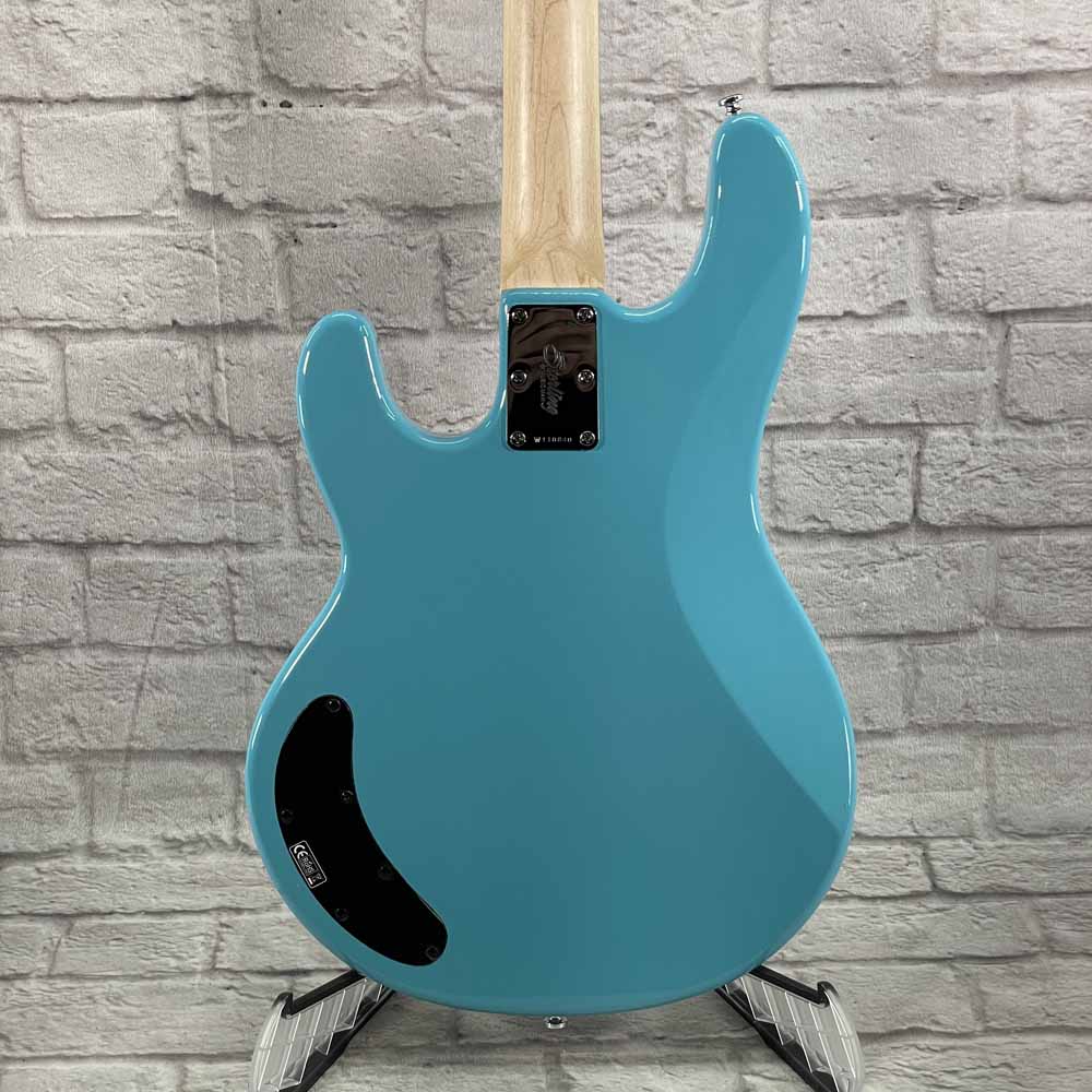 Sterling by Music Man Intro Series StingRay Ray2 Bass Guitar - Electric Blue  DEMO MODEL