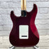 Used:  Fender Standard Stratocaster - Red Wine