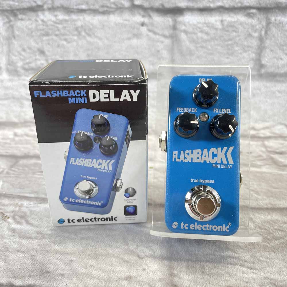 Used:  TC Electronic Flashback Mini Delay Pedal