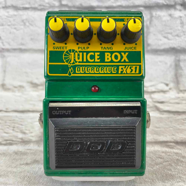 Used: DOD FX51 Juice Box Overdrive Pedal – Flipside Music