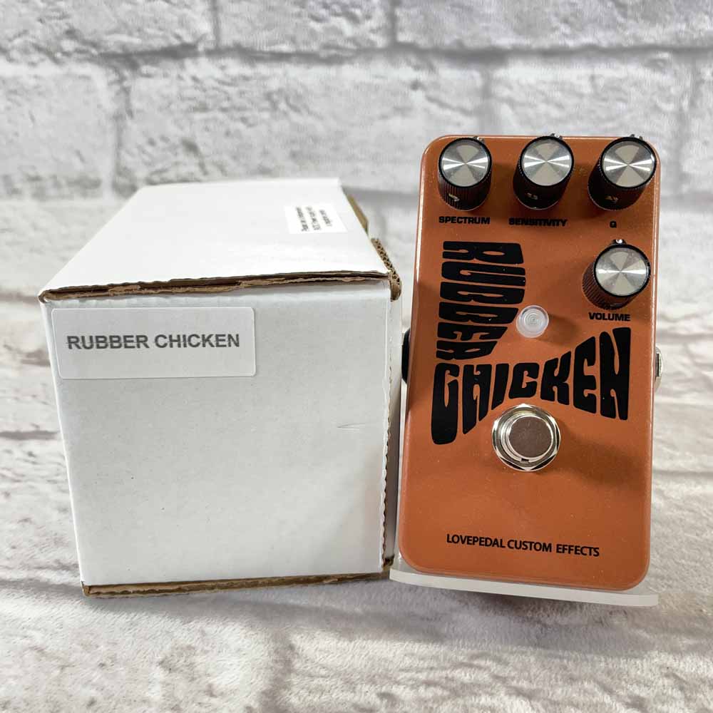 Used:  Love Pedal Custom Effects Rubber Chicken Effects Pedal