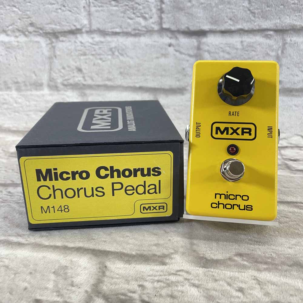 Used:  MXR M148 Micro Chorus Pedal