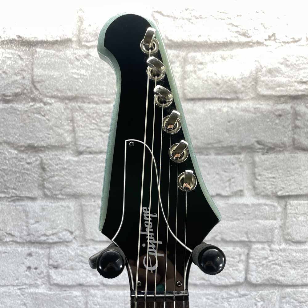 Used:  Epiphone Firebird Studio Electric Guitar - Pelham Blue
