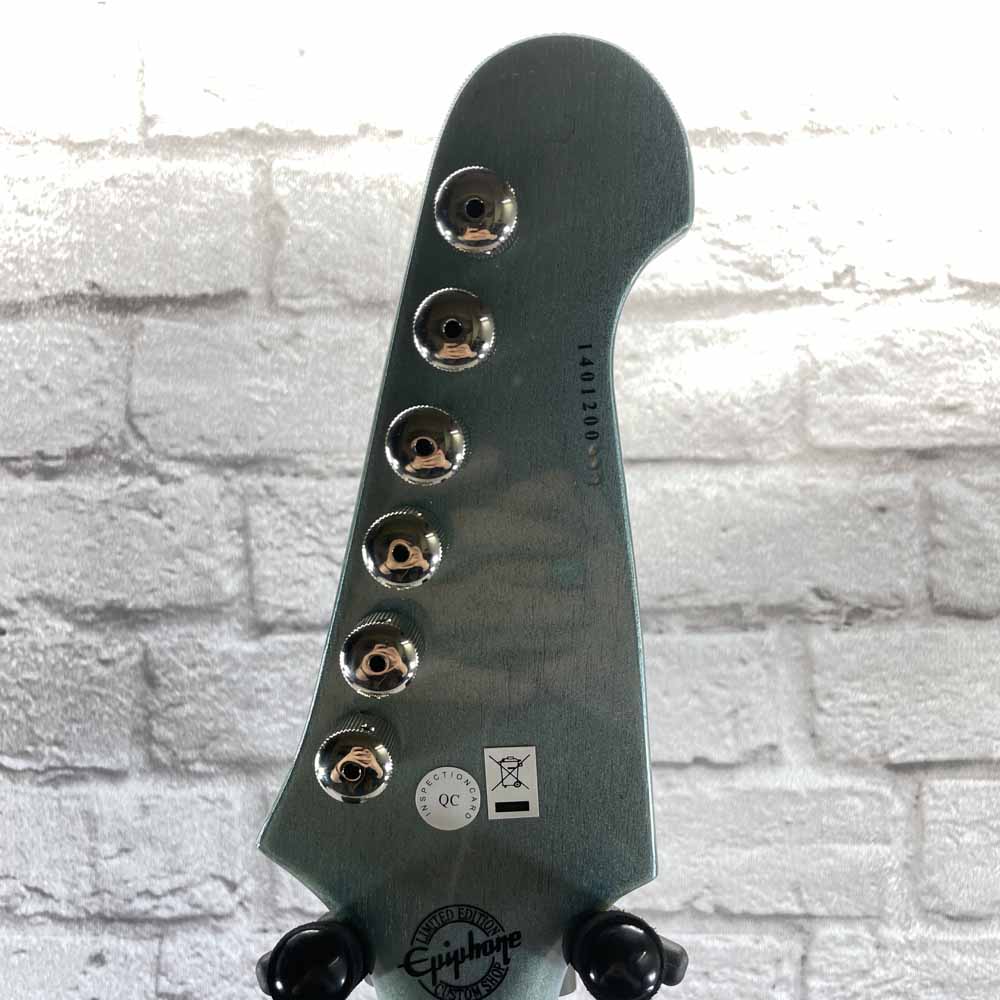 Used:  Epiphone Firebird Studio Electric Guitar - Pelham Blue