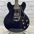 Used:  Gibson ES-335 w/Les Trem Electric Guitar - Plum