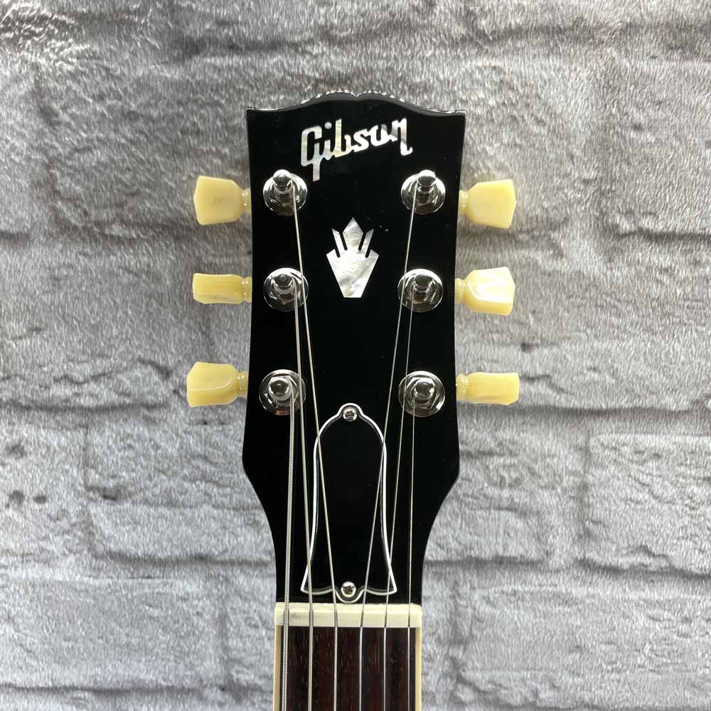 Used:  Gibson ES-335 w/Les Trem Electric Guitar - Plum