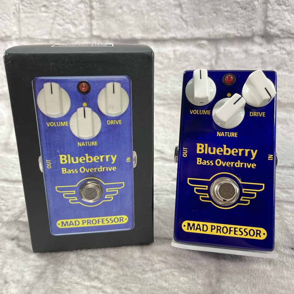 Used:  Mad Professor Blueberry Bass Overdrive Pedal