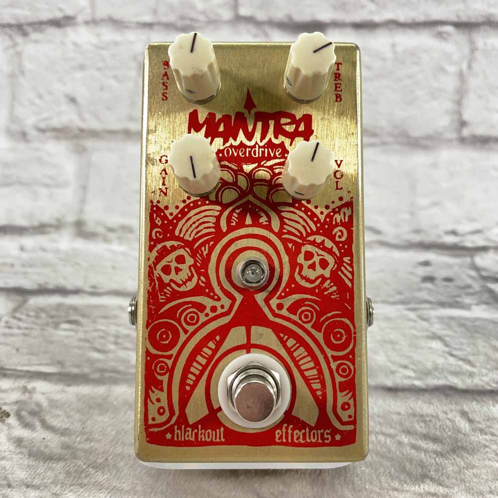 Used:  Blackout Effectors Mantra Overdrive Pedal