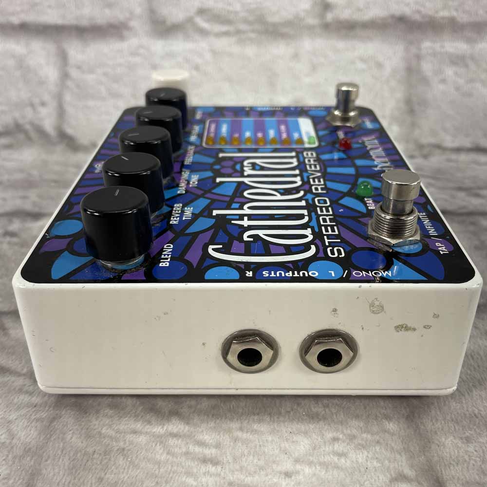 Used:  Electro-Harmonix Cathedral Stereo Reverb Pedal