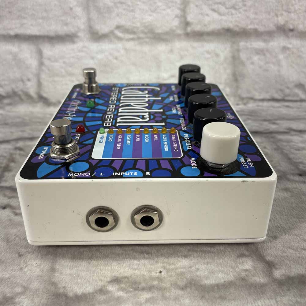 Used:  Electro-Harmonix Cathedral Stereo Reverb Pedal