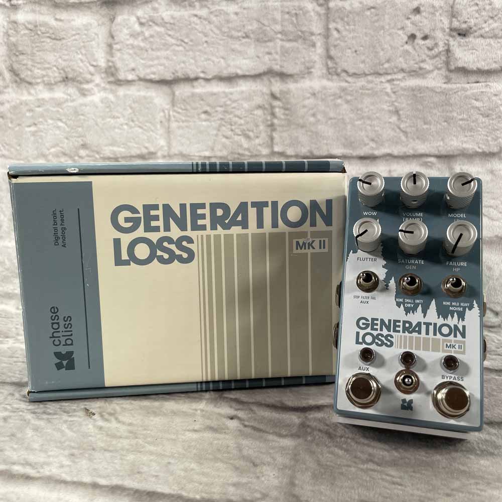 Used:  Chase Bliss Generation Loss MKII Stereo Effects Pedal