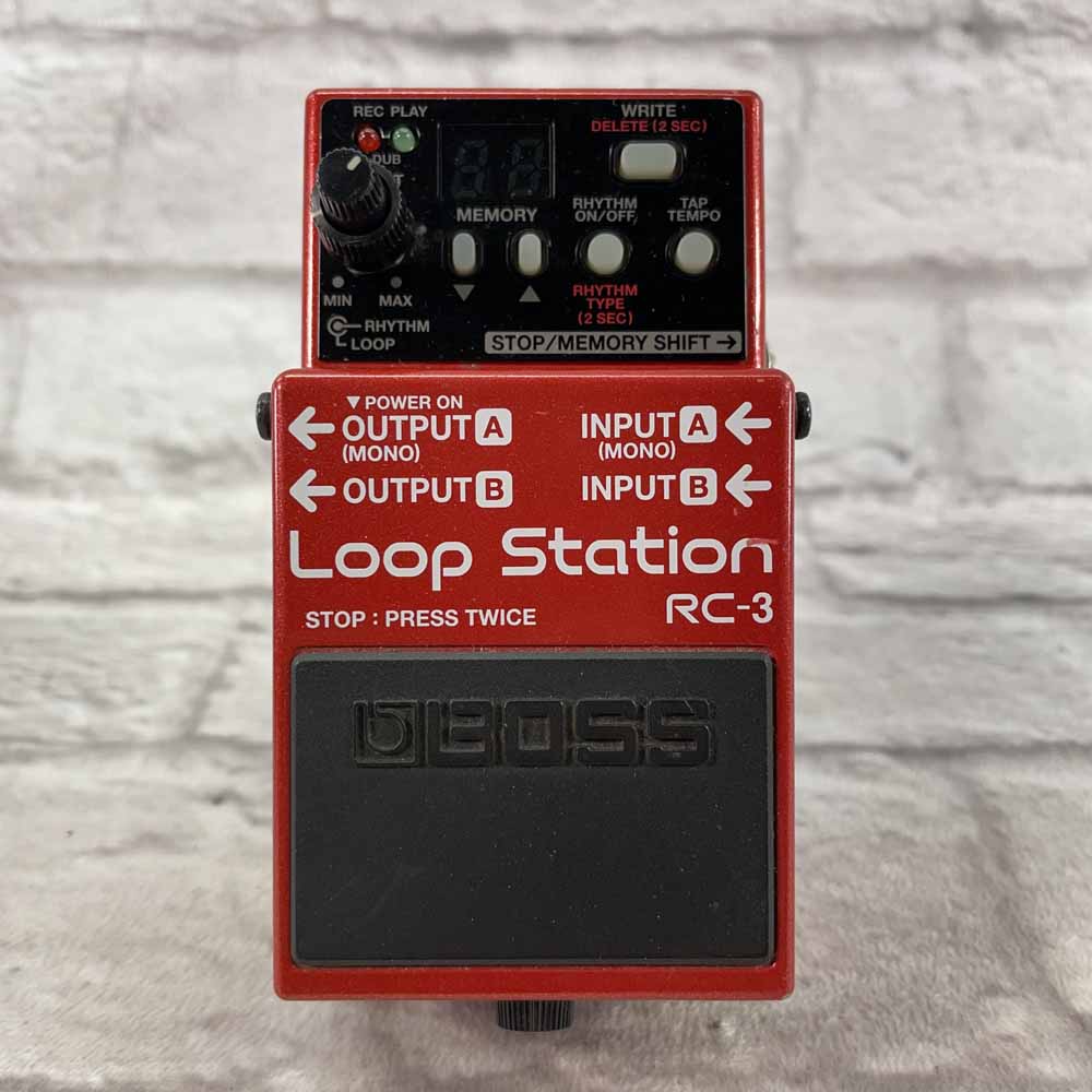 Used:  Boss RC-3 Loop Station Pedal