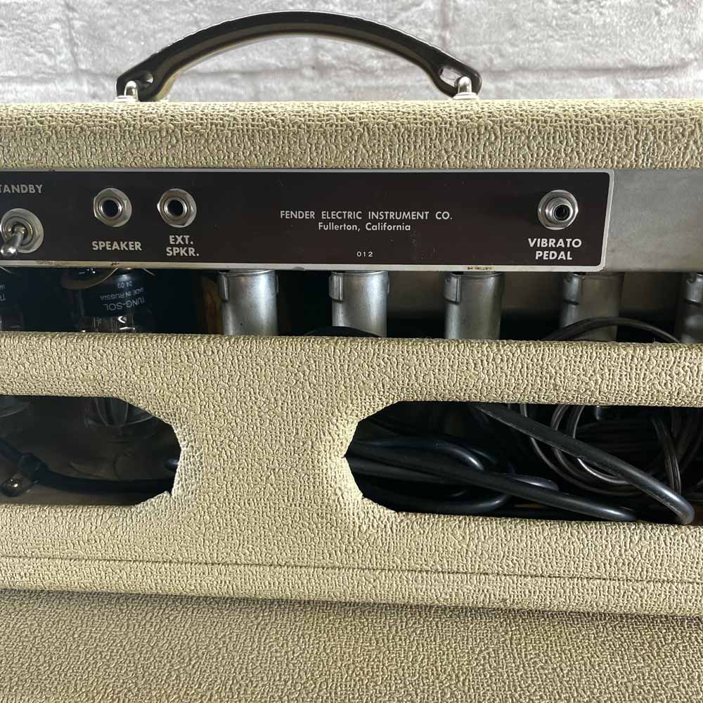 Used:  1962 Fender Blonde Bandmaster Amp Head & Speaker Cabinet