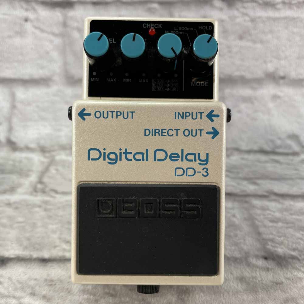 Used:  Boss DD-3 Digital Delay Pedal