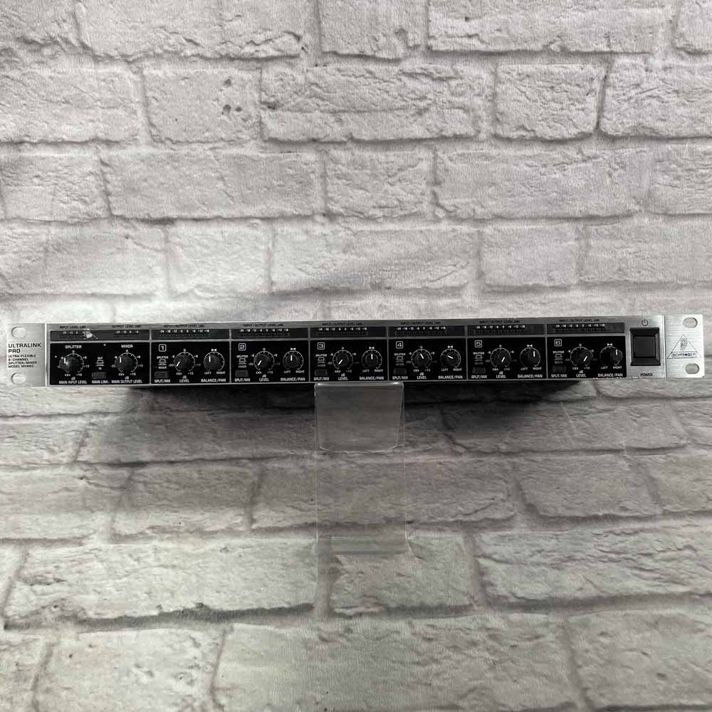 Used:  Behringer Ultralink Pro 8 Channel Splitter/Mixer MX882