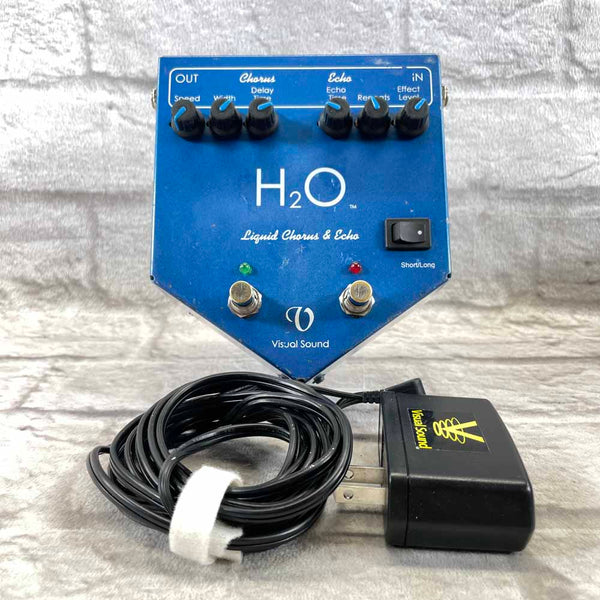 Visual Sound H2O エフェクター Used: Visual Sound H2O Chorus/Echo Pedal – Flipside Music