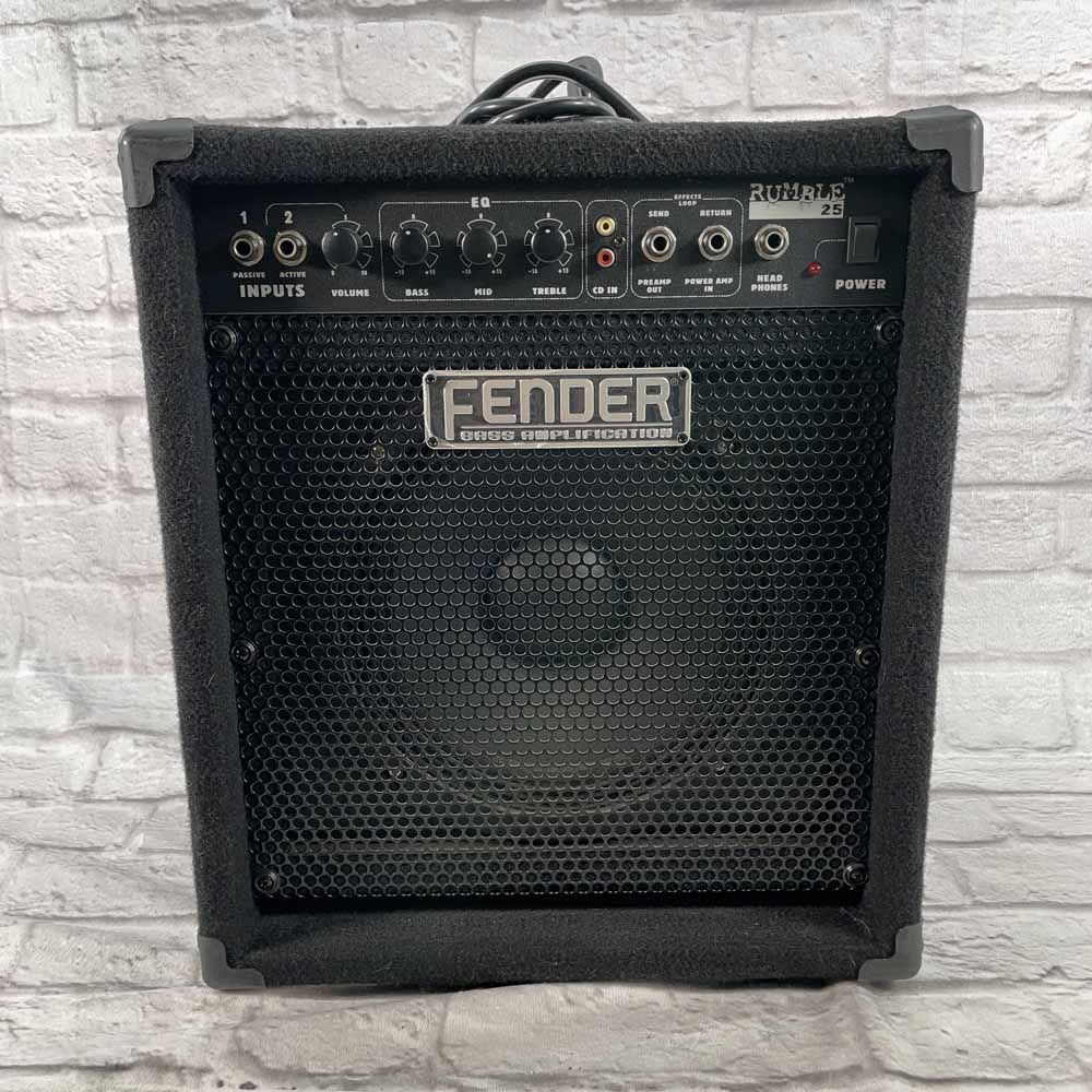 Used:  Fender Rumble 25 Bass Amplifier