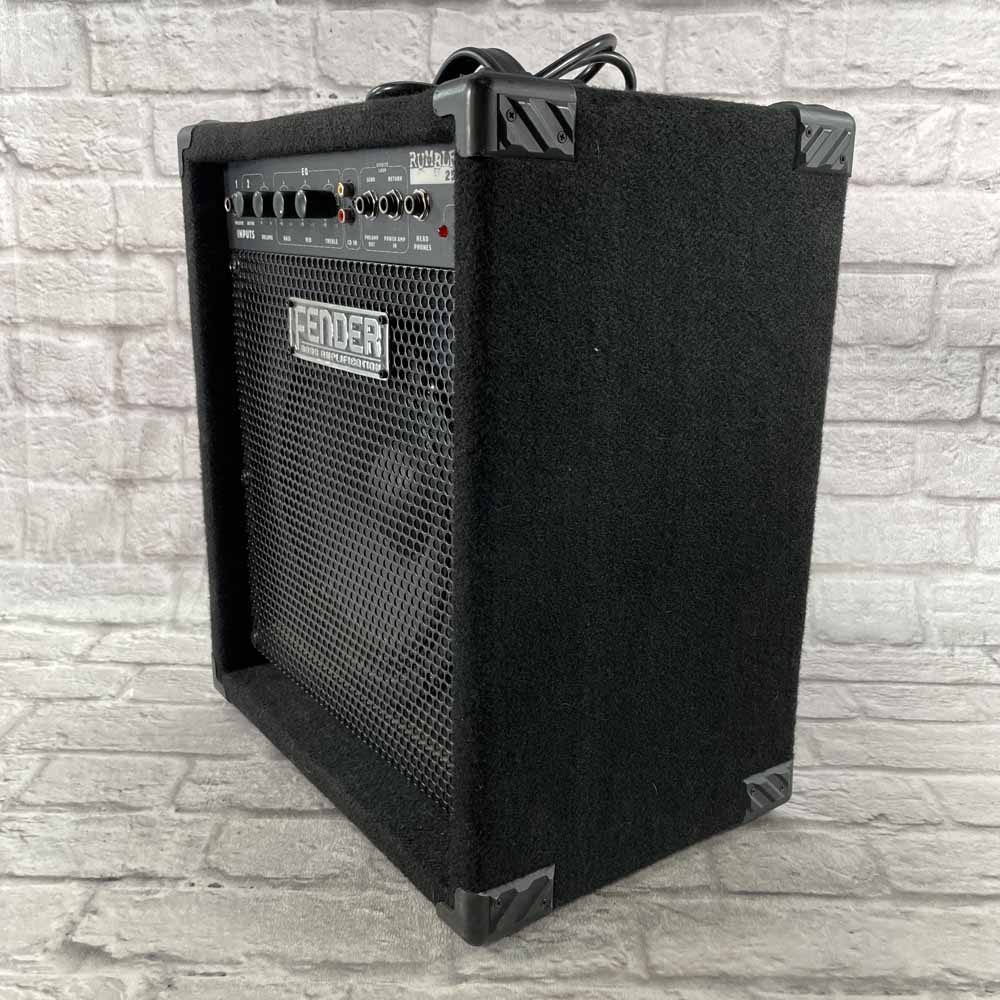 Used:  Fender Rumble 25 Bass Amplifier