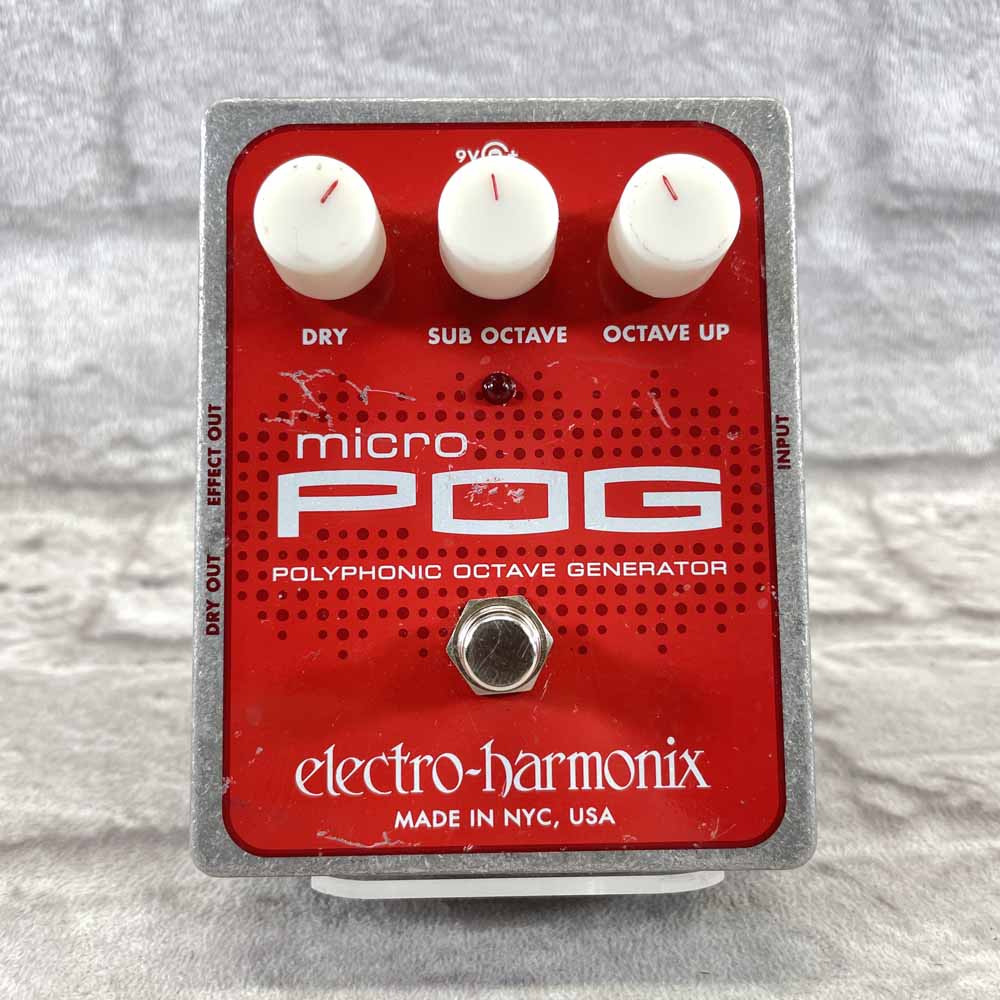 Used:  Electro-Harmonix Micro Pog Polyphonic Octave Generator