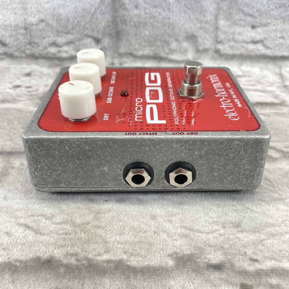 Used:  Electro-Harmonix Micro Pog Polyphonic Octave Generator