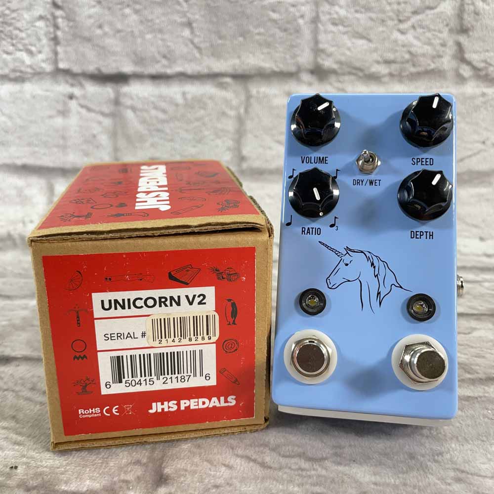 Used:  JHS Pedals Unicorn Tap-Tempo Vibrato V2 Pedal