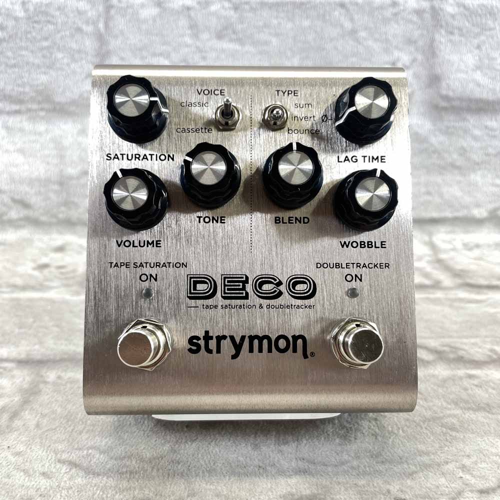 Used:  Strymon Deco Tape Saturation and Doubletracker Pedal V2