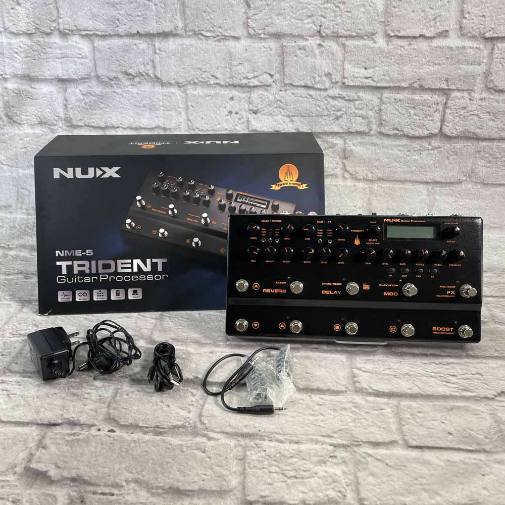 Used:  NUX NME-5 Trident Guitar Processor (DEMO)