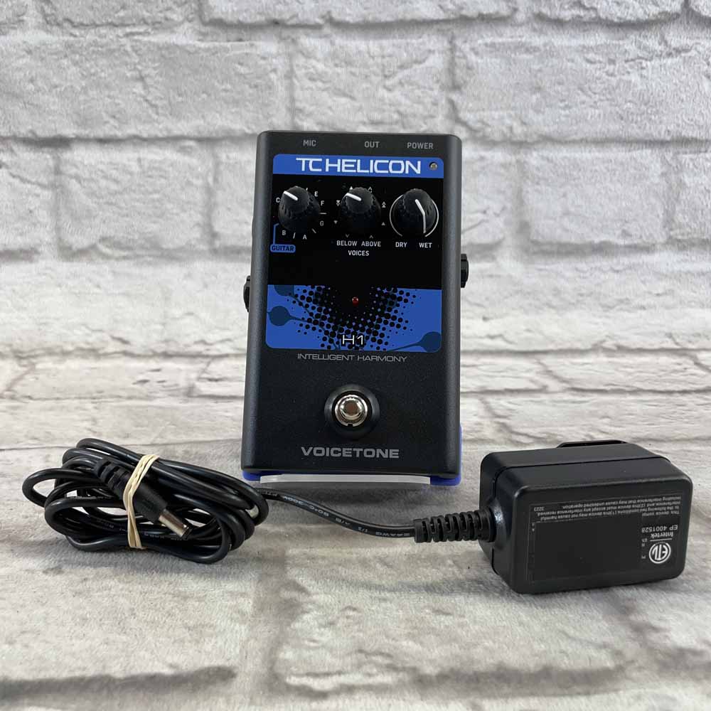Used:  TC Helicon VoiceTone H1 Intelligent Harmony Pedal