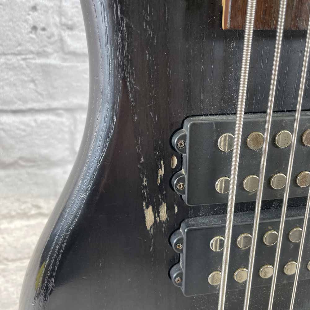 Used:  Warwick RockBass Corvette 5-String Bass Guitar - Black