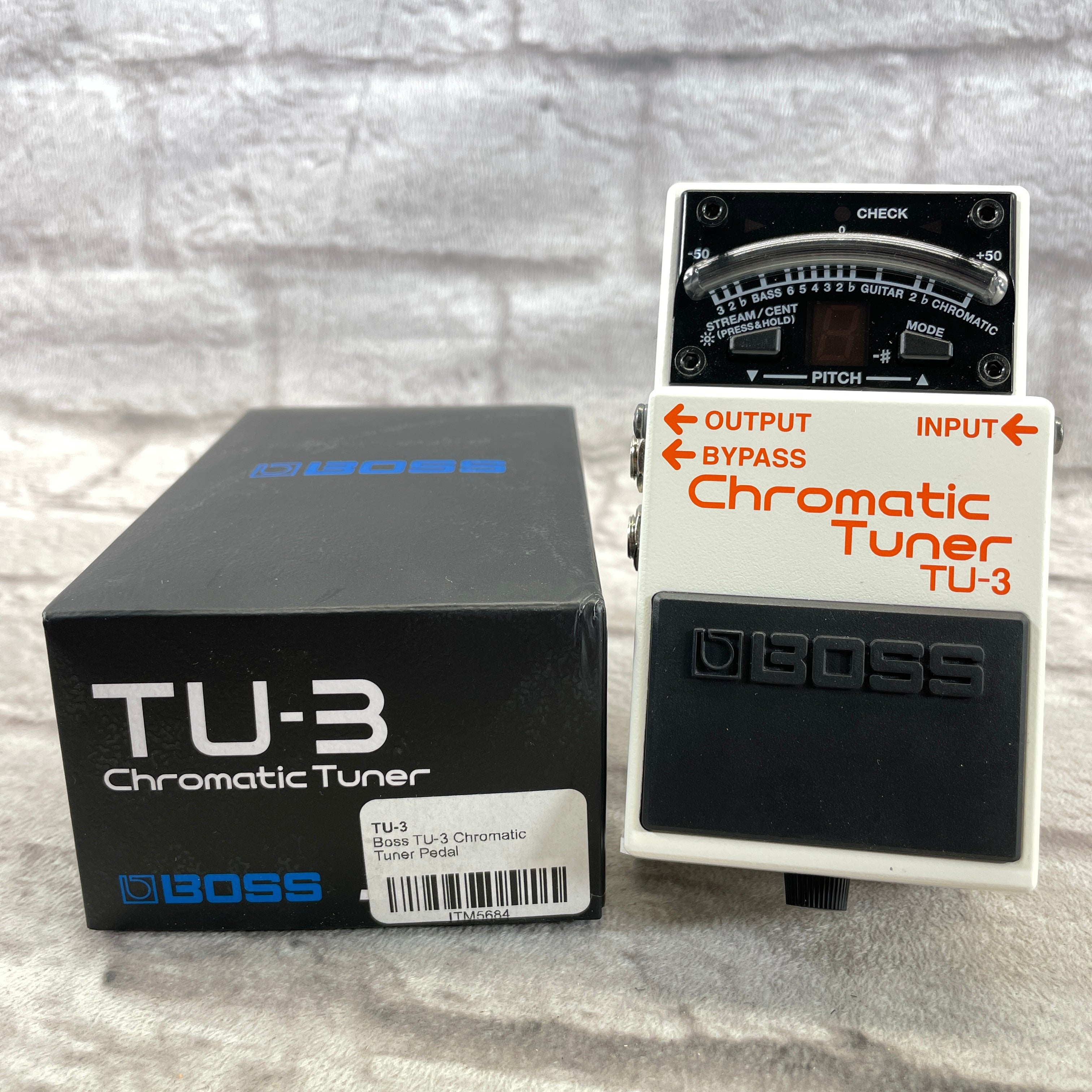 Used:  Boss TU-3 Chromatic Tuner